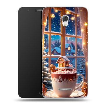 Пластиковый чехол на Alcatel Pop 4 Plus с принтом Новый год Пластиковый чехол на Alcatel Pop 4 Plus с принтом Новый год