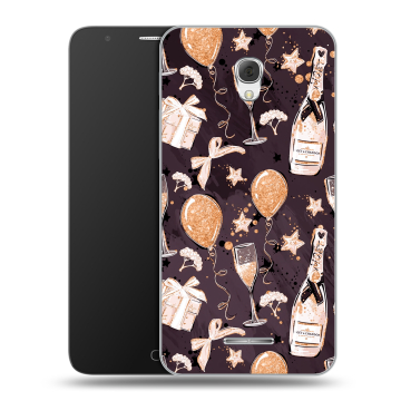 Пластиковый чехол на Alcatel Pop 4 Plus с принтом Новый год Пластиковый чехол на Alcatel Pop 4 Plus с принтом Новый год