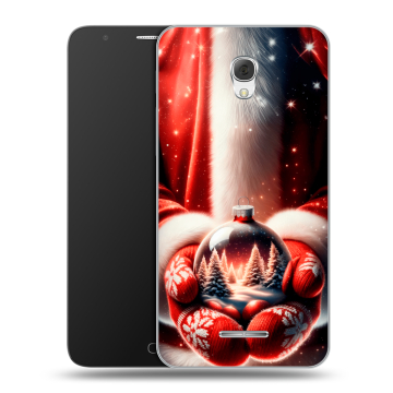 Пластиковый чехол на Alcatel Pop 4 Plus с принтом Новый год Пластиковый чехол на Alcatel Pop 4 Plus с принтом Новый год