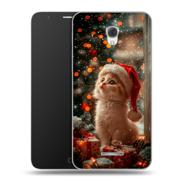 Пластиковый чехол на Alcatel Pop 4 Plus с принтом Новый год Пластиковый чехол на Alcatel Pop 4 Plus с принтом Новый год