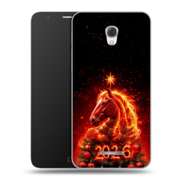 Пластиковый чехол на Alcatel Pop 4 Plus с принтом Новый год Пластиковый чехол на Alcatel Pop 4 Plus с принтом Новый год