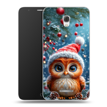 Пластиковый чехол на Alcatel Pop 4 Plus с принтом Новый год Пластиковый чехол на Alcatel Pop 4 Plus с принтом Новый год
