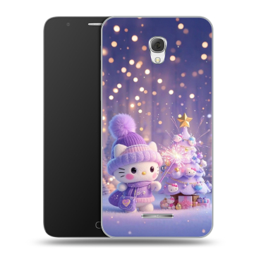Пластиковый чехол на Alcatel Pop 4 Plus с принтом Новый год Пластиковый чехол на Alcatel Pop 4 Plus с принтом Новый год