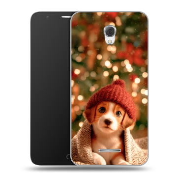 Пластиковый чехол на Alcatel Pop 4 Plus с принтом Новый год Пластиковый чехол на Alcatel Pop 4 Plus с принтом Новый год