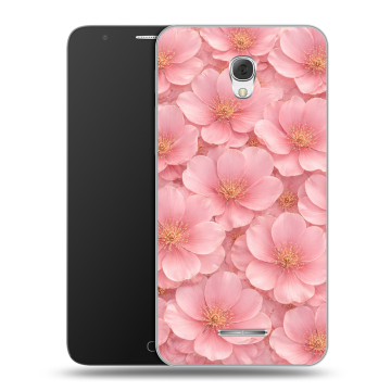 Пластиковый чехол на Alcatel Pop 4 Plus с принтом женский Пластиковый чехол на Alcatel Pop 4 Plus с принтом женский