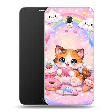 Пластиковый чехол на Alcatel Pop 4 Plus с принтом для девочек Пластиковый чехол на Alcatel Pop 4 Plus с принтом для девочек