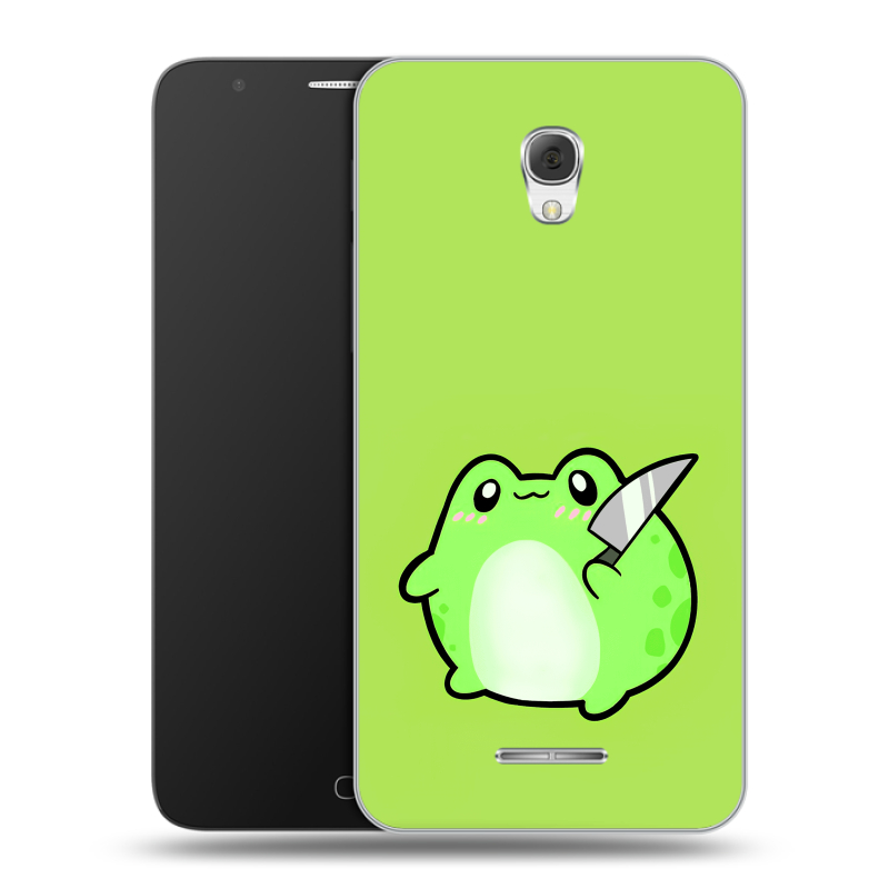 Пластиковый чехол на Alcatel Pop 4 Plus с принтом Лягушенок Пластиковый чехол на Alcatel Pop 4 Plus с принтом Лягушенок
