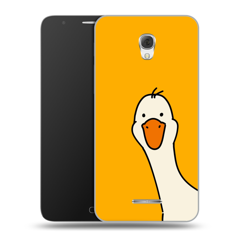 Пластиковый чехол на Alcatel Pop 4 Plus с принтом Утка Пластиковый чехол на Alcatel Pop 4 Plus с принтом Утка