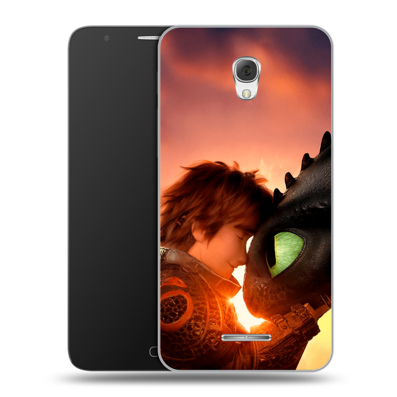 Пластиковый чехол на Alcatel Pop 4 Plus с принтом Как приручить дракона Пластиковый чехол на Alcatel Pop 4 Plus с принтом Как приручить дракона