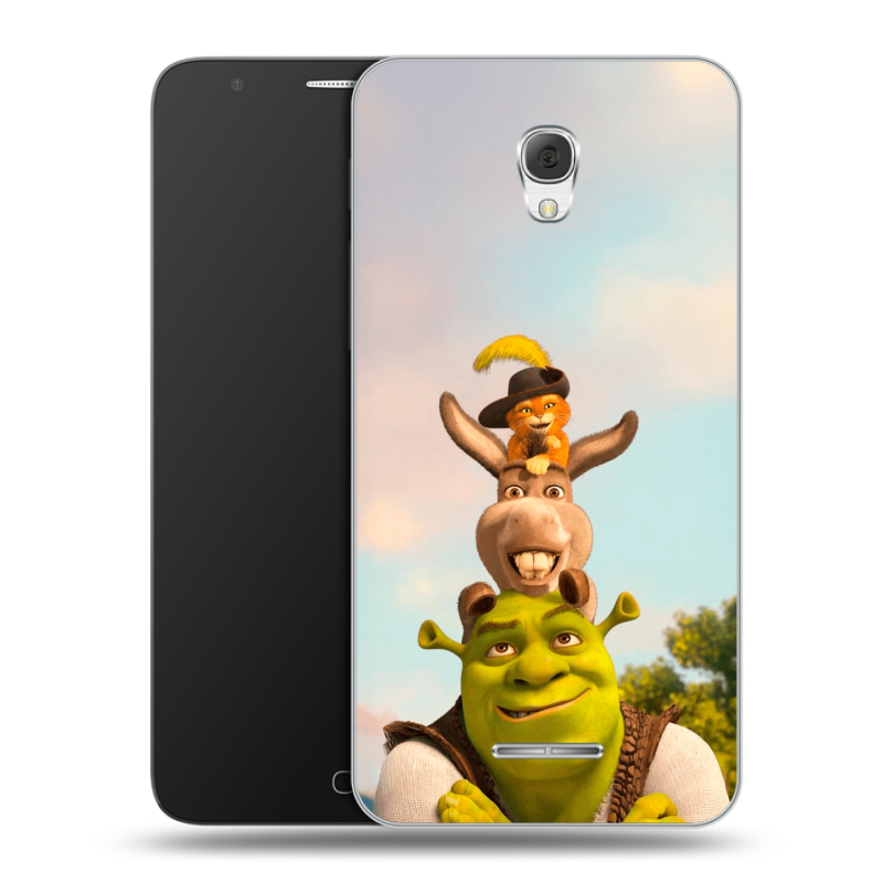 Пластиковый чехол на Alcatel Pop 4 Plus с принтом Шрек Shrek Пластиковый чехол на Alcatel Pop 4 Plus с принтом Шрек Shrek
