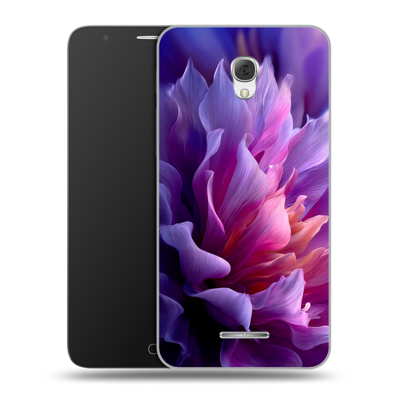 Пластиковый чехол на Alcatel Pop 4 Plus с принтом женский цветы Пластиковый чехол на Alcatel Pop 4 Plus с принтом женский цветы