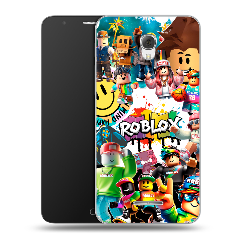 Пластиковый чехол на Alcatel Pop 4 Plus с принтом Roblox Роблокс Пластиковый чехол на Alcatel Pop 4 Plus с принтом Roblox Роблокс