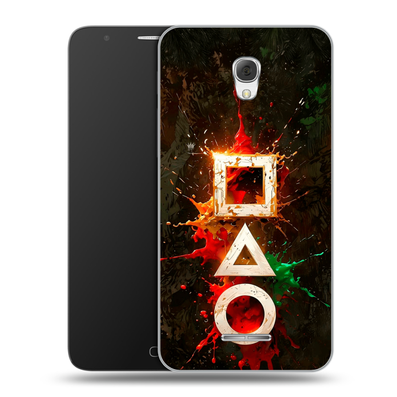 Пластиковый чехол на Alcatel Pop 4 Plus с принтом Squid Game Игра кальмара Пластиковый чехол на Alcatel Pop 4 Plus с принтом Squid Game Игра кальмара