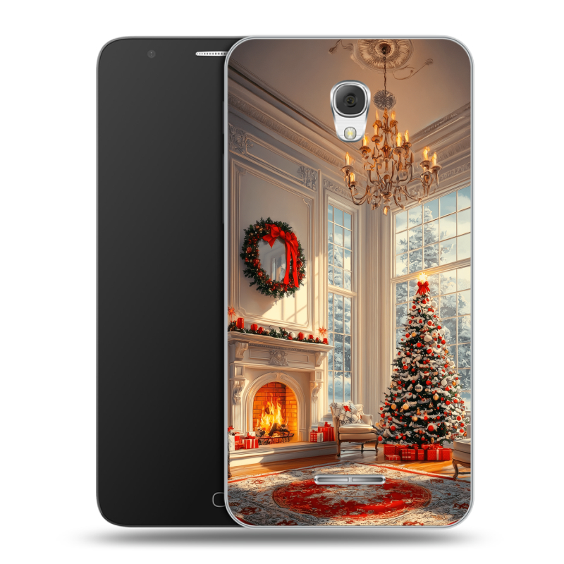 Пластиковый чехол на Alcatel Pop 4 Plus с принтом Новый год Пластиковый чехол на Alcatel Pop 4 Plus с принтом Новый год