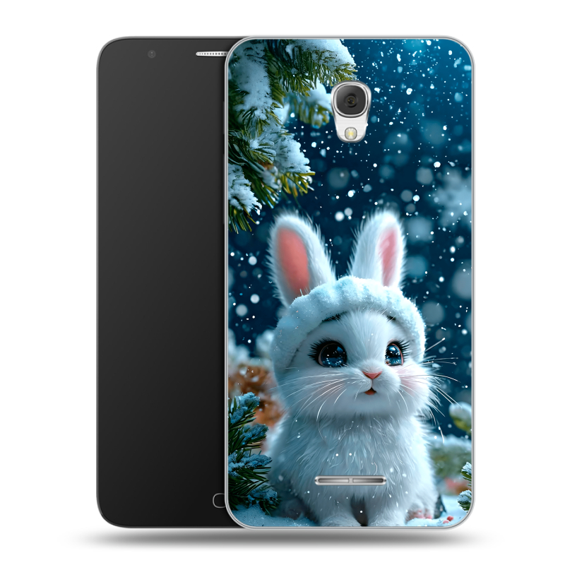 Пластиковый чехол на Alcatel Pop 4 Plus с принтом Новый год Пластиковый чехол на Alcatel Pop 4 Plus с принтом Новый год