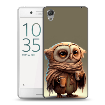 Пластиковый чехол на Sony Xperia X Performance с принтом Сова Пластиковый чехол на Sony Xperia X Performance с принтом Сова