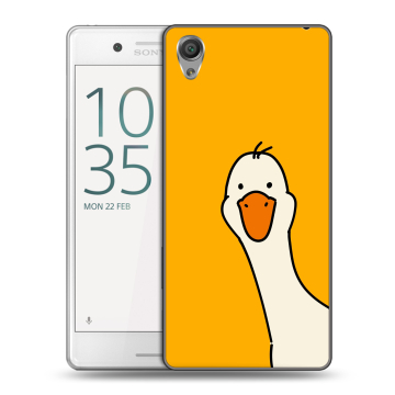 Пластиковый чехол на Sony Xperia X Performance с принтом Утка Пластиковый чехол на Sony Xperia X Performance с принтом Утка