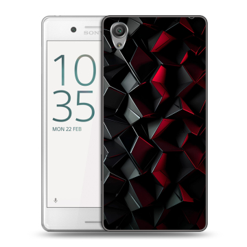 Пластиковый чехол на Sony Xperia X Performance с принтом Абстракция