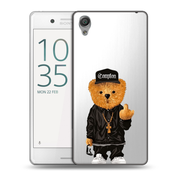 Пластиковый чехол на Sony Xperia X Performance с принтом Плюшевый медведь Пластиковый чехол на Sony Xperia X Performance с принтом Плюшевый медведь