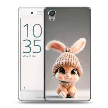 Пластиковый чехол на Sony Xperia X Performance с принтом Кролик