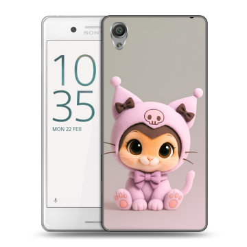 Пластиковый чехол на Sony Xperia X Performance с принтом Куроми Kuromi Пластиковый чехол на Sony Xperia X Performance с принтом Куроми Kuromi