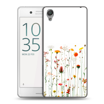 Пластиковый чехол на Sony Xperia X Performance с принтом цветы Пластиковый чехол на Sony Xperia X Performance с принтом цветы