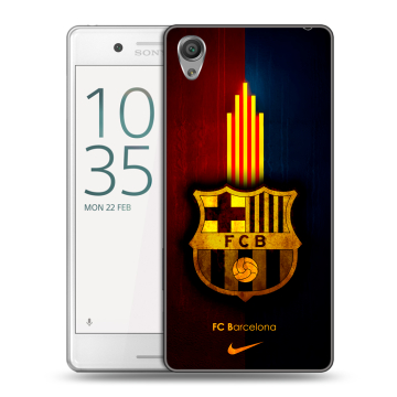 Пластиковый чехол на Sony Xperia X Performance с принтом Барселона Barcelona Пластиковый чехол на Sony Xperia X Performance с принтом Барселона Barcelona