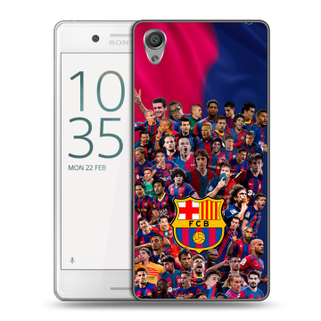 Пластиковый чехол на Sony Xperia X Performance с принтом Барселона Barcelona Пластиковый чехол на Sony Xperia X Performance с принтом Барселона Barcelona