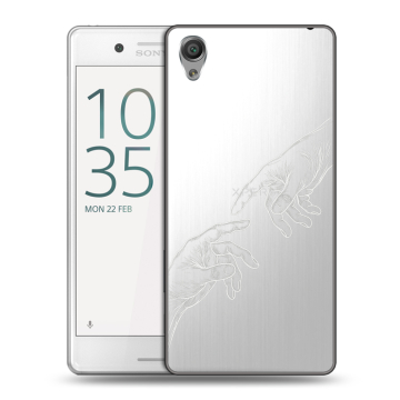 Пластиковый чехол на Sony Xperia X Performance с принтом Сотворение мира