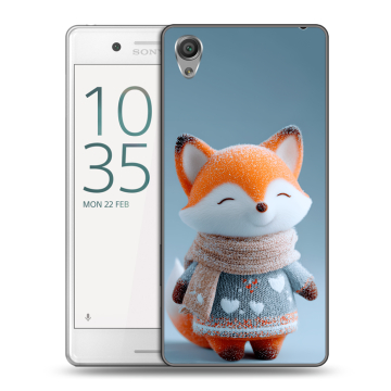 Пластиковый чехол на Sony Xperia X Performance с принтом Лиса