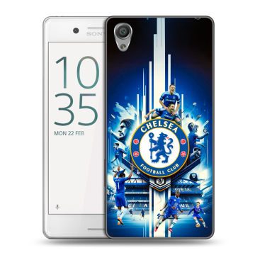 Пластиковый чехол на Sony Xperia X Performance с принтом Chelsea Челси