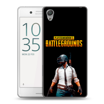Пластиковый чехол на Sony Xperia X Performance с принтом PUGB ПАГБ Пластиковый чехол на Sony Xperia X Performance с принтом PUGB ПАГБ