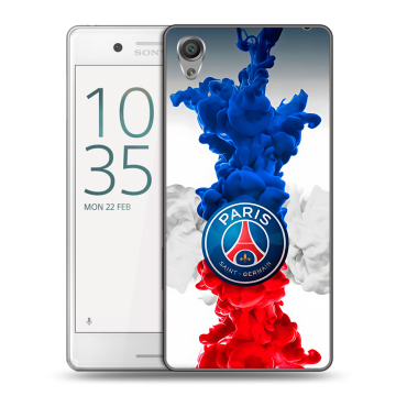 Пластиковый чехол на Sony Xperia X Performance с принтом PSG ПСЖ