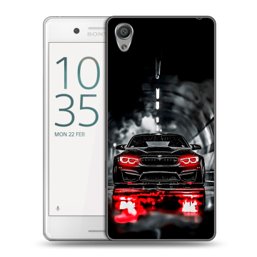 Пластиковый чехол на Sony Xperia X Performance с принтом BMW БМВ