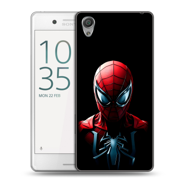 Пластиковый чехол на Sony Xperia X Performance с принтом Spiderman Человек паук Пластиковый чехол на Sony Xperia X Performance с принтом Spiderman Человек паук