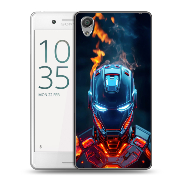 Пластиковый чехол на Sony Xperia X Performance с принтом IronMan Железный человек Пластиковый чехол на Sony Xperia X Performance с принтом IronMan Железный человек