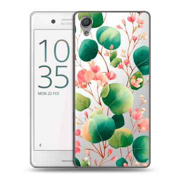 Пластиковый чехол на Sony Xperia X Performance с принтом женский