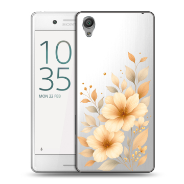 Пластиковый чехол на Sony Xperia X Performance с принтом для девушки