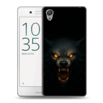 Пластиковый чехол на Sony Xperia X Performance с принтом Волк
