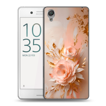 Пластиковый чехол на Sony Xperia X Performance с принтом женский