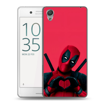 Пластиковый чехол на Sony Xperia X Performance с принтом Дедпул Deadpool Пластиковый чехол на Sony Xperia X Performance с принтом Дедпул Deadpool