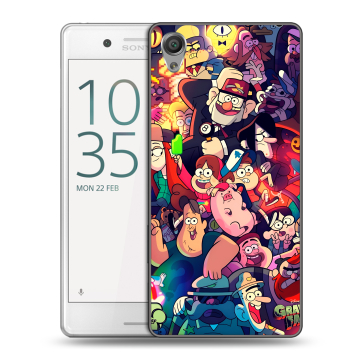 Пластиковый чехол на Sony Xperia X Performance с принтом Gravity Falls Гравити Фолз