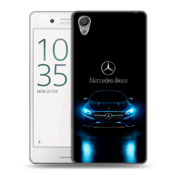 Пластиковый чехол на Sony Xperia X Performance с принтом Mercedes Мерседес Пластиковый чехол на Sony Xperia X Performance с принтом Mercedes Мерседес
