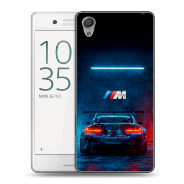 Пластиковый чехол на Sony Xperia X Performance с принтом BMW БМВ Пластиковый чехол на Sony Xperia X Performance с принтом BMW БМВ