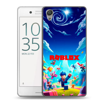 Пластиковый чехол на Sony Xperia X Performance с принтом Roblox Роблокс Пластиковый чехол на Sony Xperia X Performance с принтом Roblox Роблокс