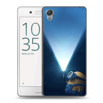 Пластиковый чехол на Sony Xperia X Performance с принтом Миньоны Пластиковый чехол на Sony Xperia X Performance с принтом Миньоны