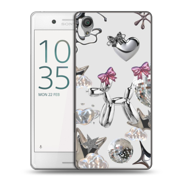 Пластиковый чехол на Sony Xperia X Performance с принтом Y2K