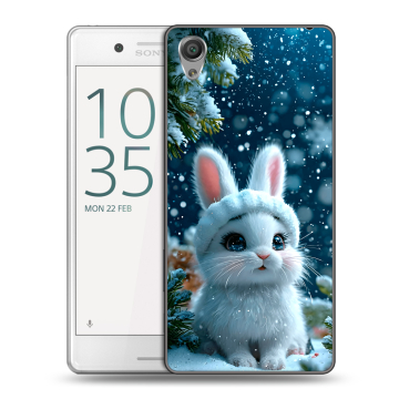 Пластиковый чехол на Sony Xperia X Performance с принтом Новый год