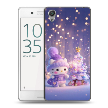 Пластиковый чехол на Sony Xperia X Performance с принтом Новый год Пластиковый чехол на Sony Xperia X Performance с принтом Новый год