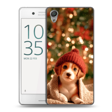 Пластиковый чехол на Sony Xperia X Performance с принтом Новый год Пластиковый чехол на Sony Xperia X Performance с принтом Новый год